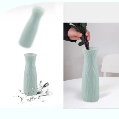 Minimal Flower Vase with Solid Color Design - Image 4