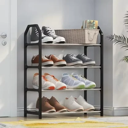 Simple Shoe Rack with 4-Layered Design