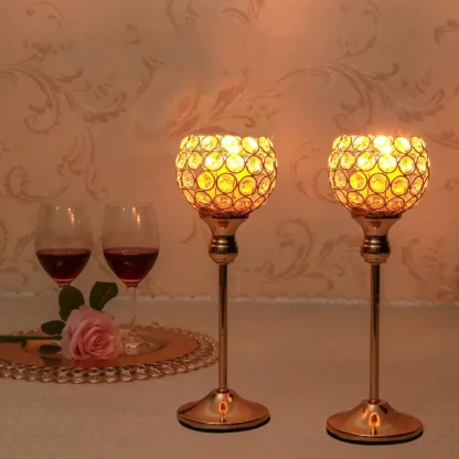 Creative Round Tall Candle Holder - Image 6