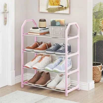 Simple Shoe Rack with 4-Layered Design - Image 3