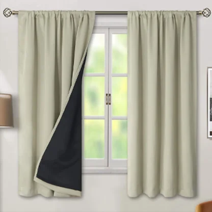 Waterproof and Insulated Blank Curtains - Image 4