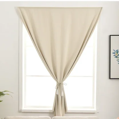 Blackout Curtains with Solid Color Design - Image 5