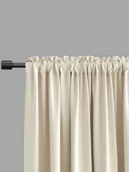 Simplicity Blackout Solid Color Curtains - Image 3