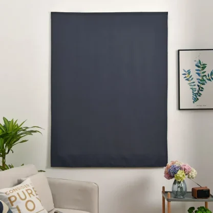 Blackout Curtains with Solid Color Design