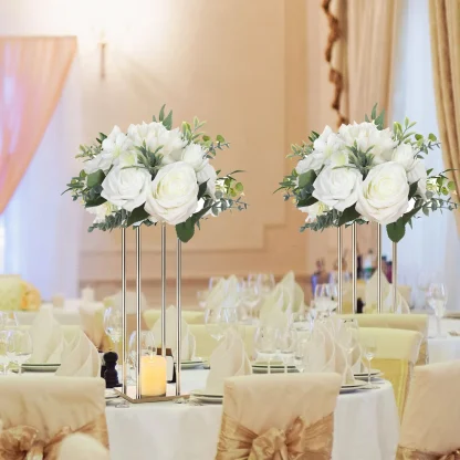 Artificial White Rose Decoration for Weddings - Image 11