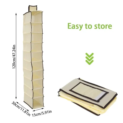 Collapsible Hanging Shoe Shelves Storage - Image 3