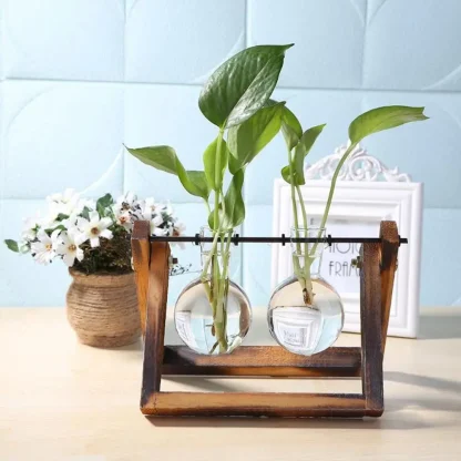 Decorative Flower Pot with Transparent Design - Image 5