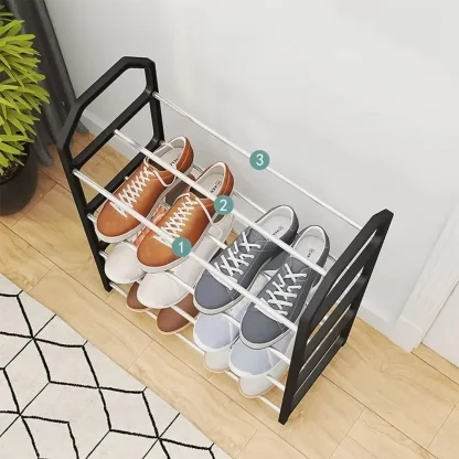 Simple Shoe Rack with 4-Layered Design - Image 5