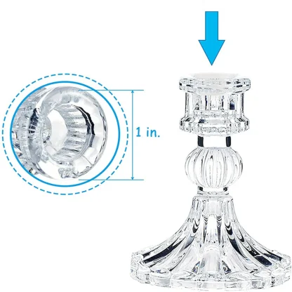 Transparent Vintage-style Candle Holder - Image 7