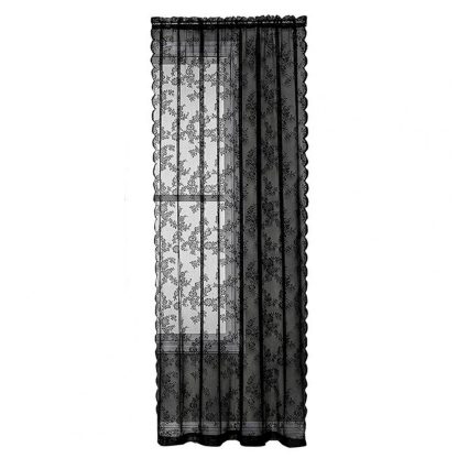 Lacey Curtains with Transparent Design - Image 9