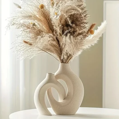 Modern Flower Vase with Hollow Out Design - Image 6