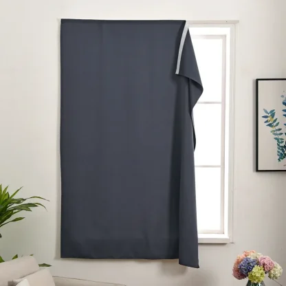 Blackout Curtains with Solid Color Design - Image 4