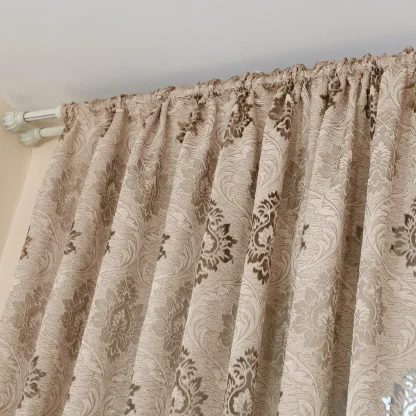 Patterned Curtains with Sheer Design - Image 7