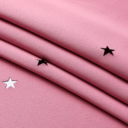 Double Layered Curtains with Hollow Out Star - Image 5