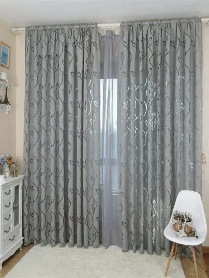 Decorative Curtains with Cut-Out Design