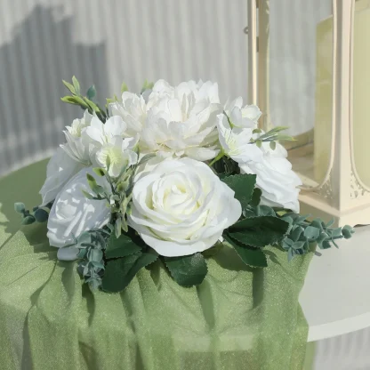 Artificial White Rose Decoration for Weddings - Image 5