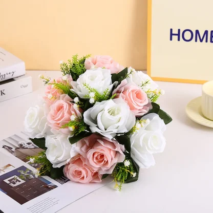 Two Colored Artificial Roses for Centerpieces - Image 9
