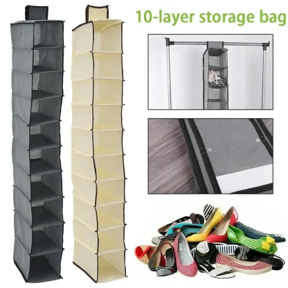 Collapsible Hanging Shoe Shelves Storage - Image 2