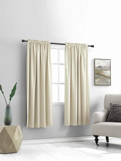 Simplicity Blackout Solid Color Curtains