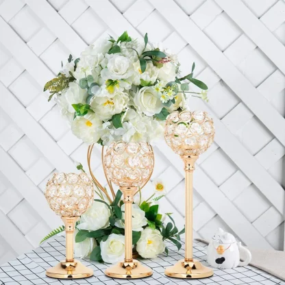 Creative Round Tall Candle Holder - Image 4