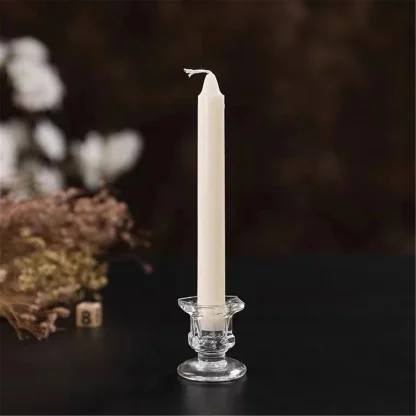 Transparent Vintage-style Candle Holder - Image 2