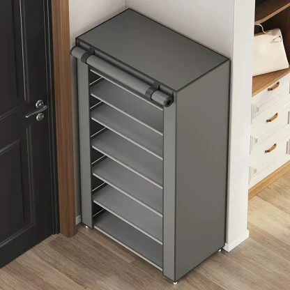 Roll Closure Shoe Organizer with Dustproof - Image 4