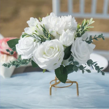 Artificial White Rose Decoration for Weddings - Image 6