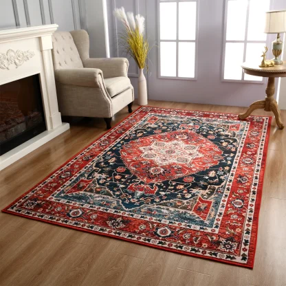 Traditional Area Rugs with Distressed Design - Image 8