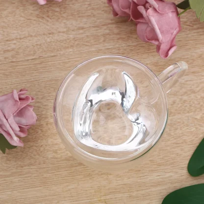 Heart Shaped Mug with Transparent Design - Image 3