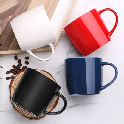 Simple Mug with Solid Color Design - Image 5