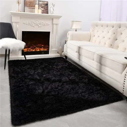 Leopard Pattern Area Rugs with Fluffy Design - Image 8