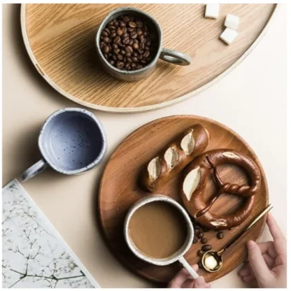 Round Handle Mugs with Mini Polka Dots - Image 9
