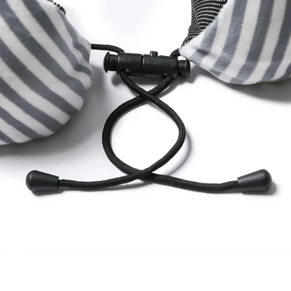 U-Shaped Portable Pillow with Cord Lock - Image 5