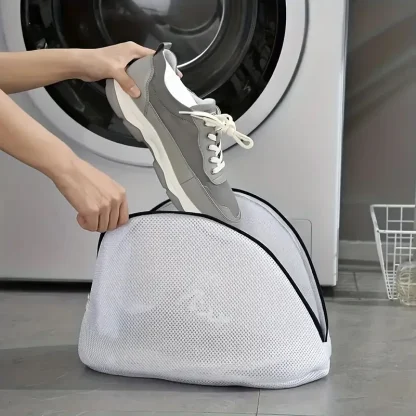 Mesh Shoe Laundry Bag with Zip
