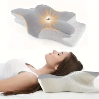 Relaxing Pillows with Butterfly Shaped Design