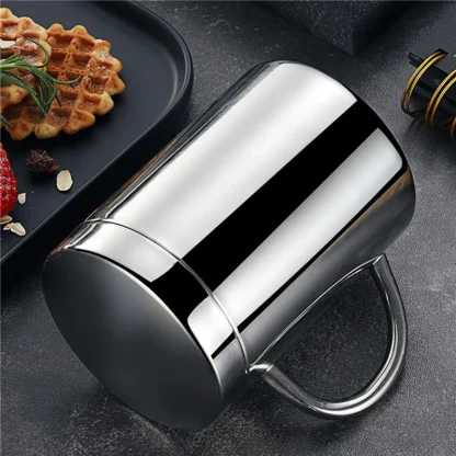Portable Double Wall Mug with Lid - Image 5
