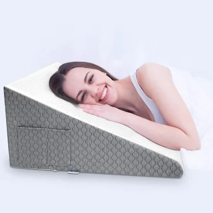 Acid Reflux Wedge Pillow with Side Pocket - Image 2