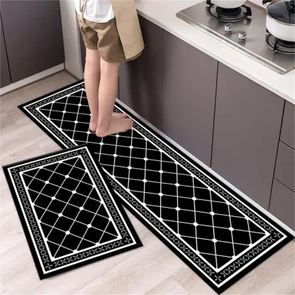 Long Rectangular Rugs with Geometric Pattern - Image 6