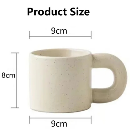 Rustic Simplicity Mug with Round Handle - Image 7