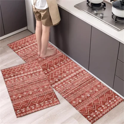 Long Rectangular Rugs with Geometric Pattern - Image 9