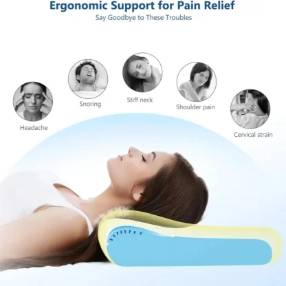 Breathable Comfy Pillow with Memory Foam - Image 4