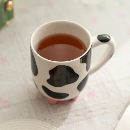 Creative Cow Pattern Mug with Breast - Image 3
