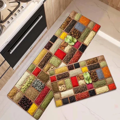 Durable Kitchen Rug with Fruits Design - Image 11