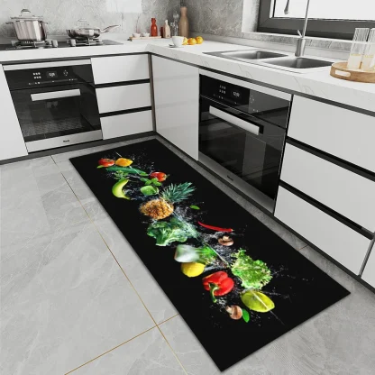 Durable Kitchen Rug with Fruits Design - Image 8