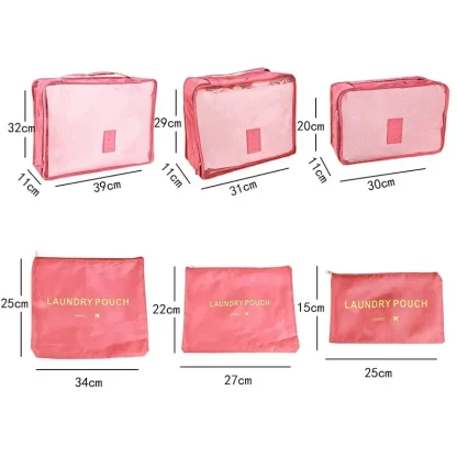 Travel Storage Bags with Sheer Design - Image 6