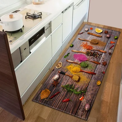 Durable Kitchen Rug with Fruits Design - Image 6