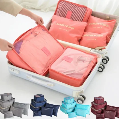 Travel Storage Bags with Sheer Design