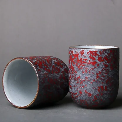 Handleless Cup with Rustic Design - Image 3
