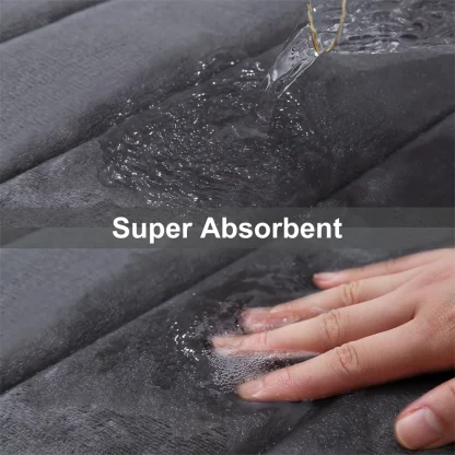 Super Absorbent Bathroom Quilted Mat - Image 4