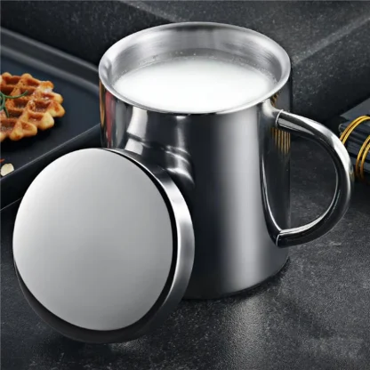 Portable Double Wall Mug with Lid